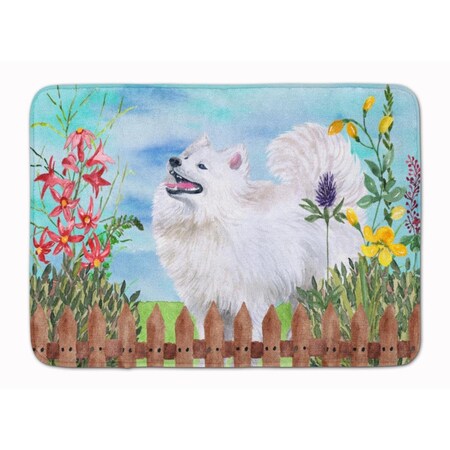 Carolines Treasures Samoyed Spring Machine Washable Memory Foam Mat CK1253RUG